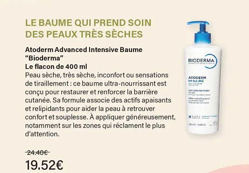 LE BAUME QUI PREND SOIN DES PEAUX TRÈS SÈCHES