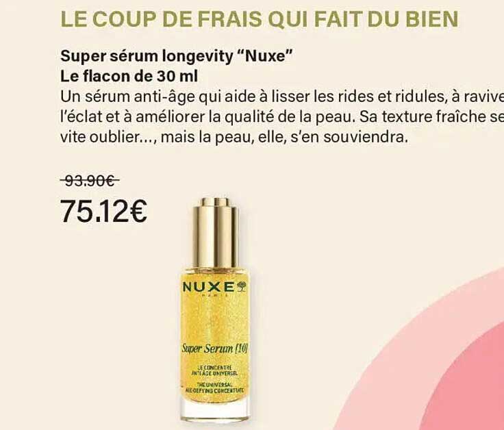 LE COUP DE FRAIS QUI FAIT DU BIEN