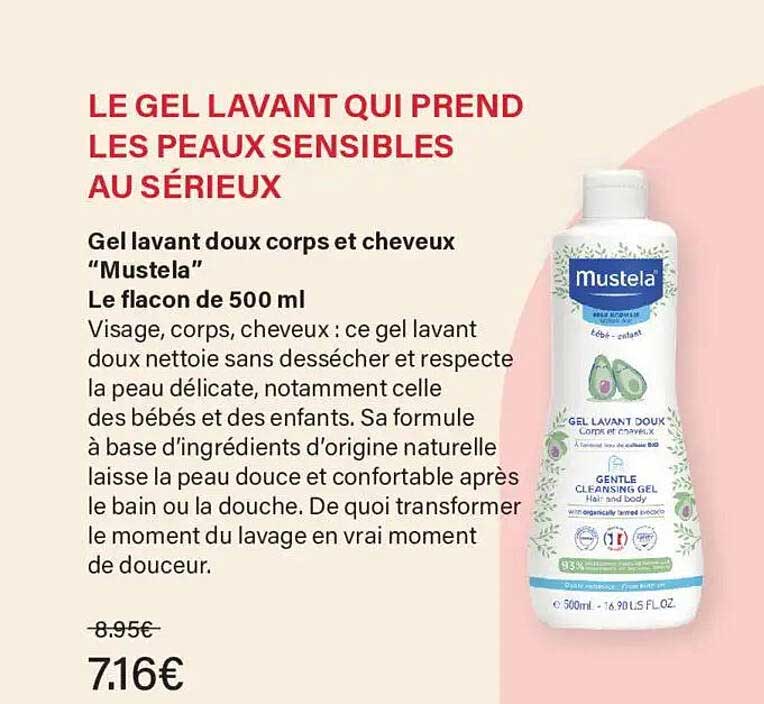 LE GEL LAVANT QUI PREND LES PEAUX SENSIBLES AU SÉRIEUX