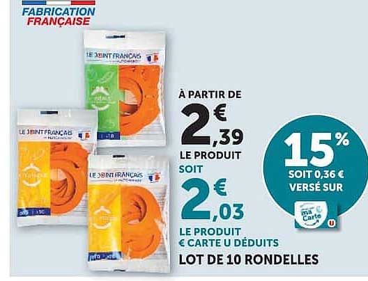 LOT DE 10 RONDELLES
