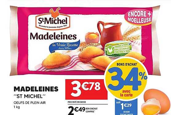 MADELEINES "ST MICHEL"