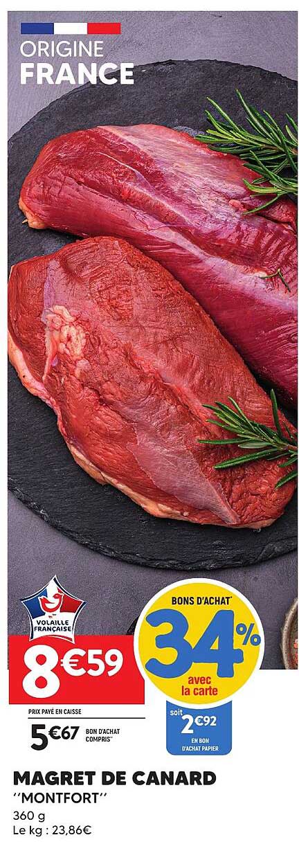 MAGRET DE CANARD “MONTFORT”