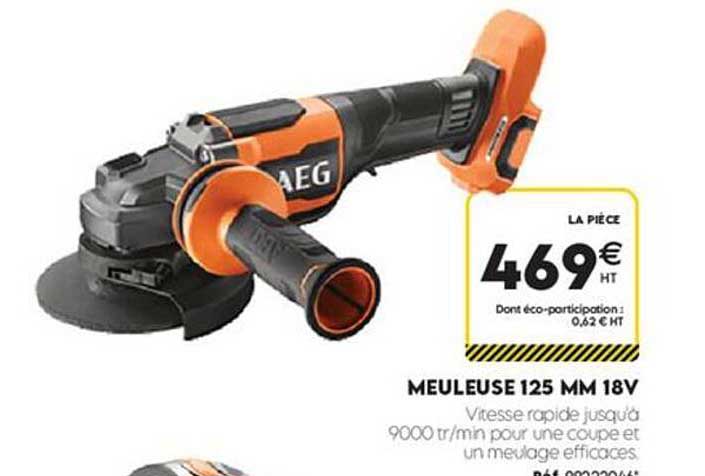 MEULEUSE 125 MM 18V