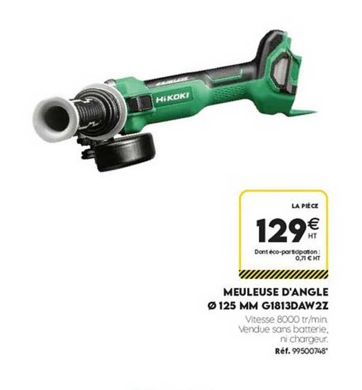 MEULEUSE D'ANGLE Ø 125 MM G1813DAW2Z