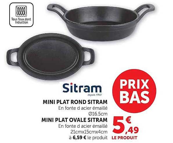MINI PLAT ROND SITRAM