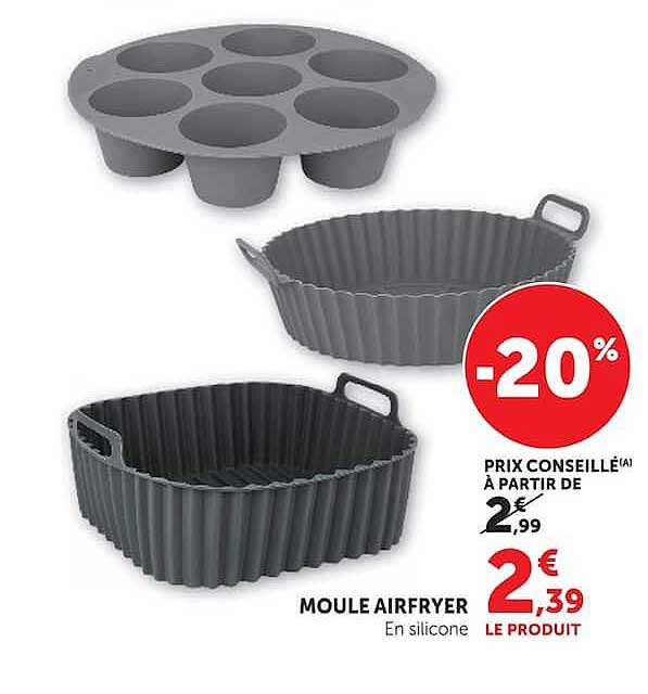 MOULE AIRFRYER En silicone