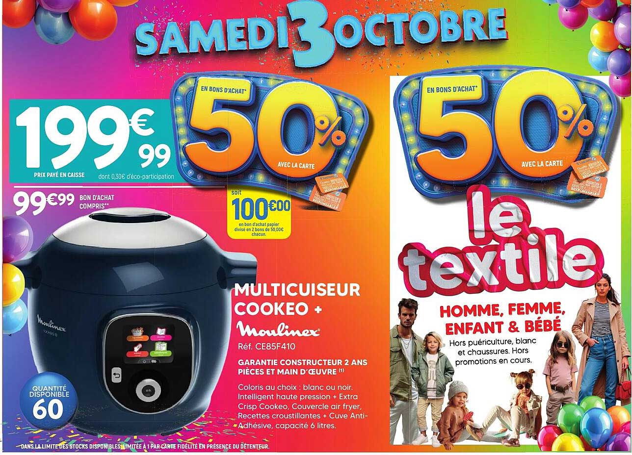 MULTICUISEUR COOKEO + Moulinex