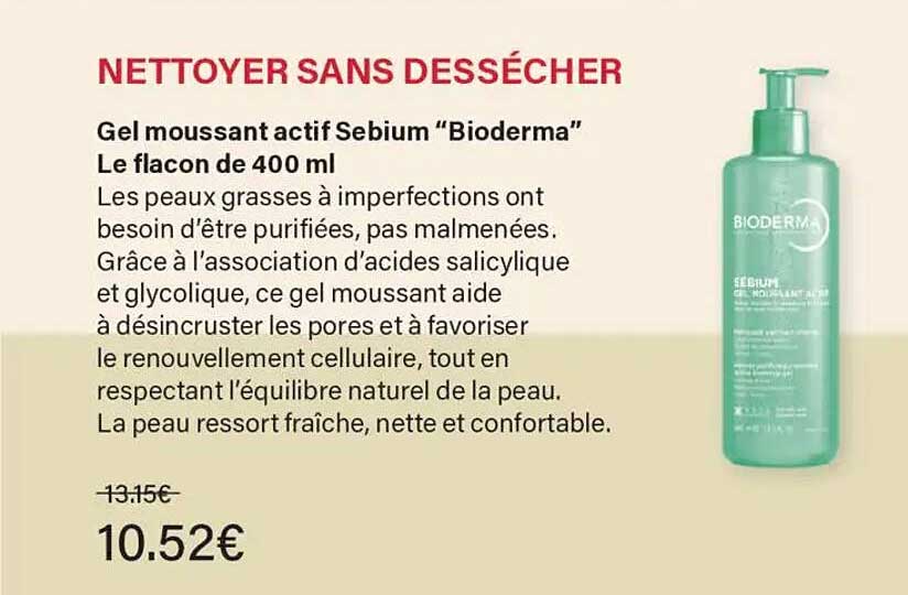 NETTOYER SANS DESSÉCHER