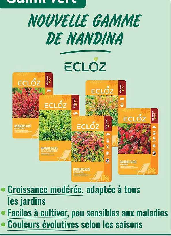 NOUVELLE GAMME DE NANDINA