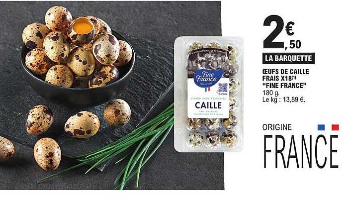 OEUFS DE CAILLE FRAIS X18 (1) "FINE FRANCE"
