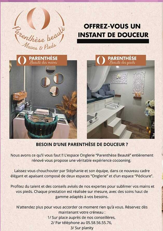 OFFREZ-VOUS UN INSTANT DE DOUCEUR