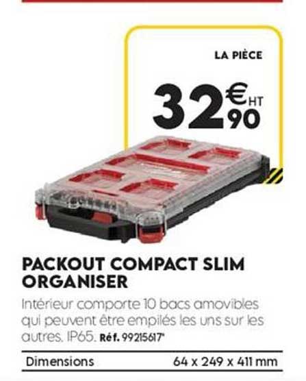 PACKOUT COMPACT SLIM ORGANISER