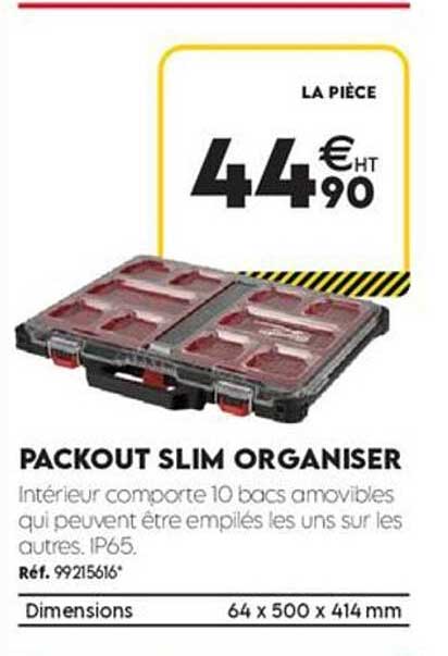 PACKOUT SLIM ORGANISER