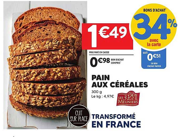 PAIN AUX CÉRÉALES