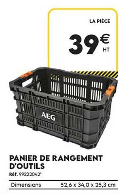 PANIER DE RANGEMENT D'OUTILS