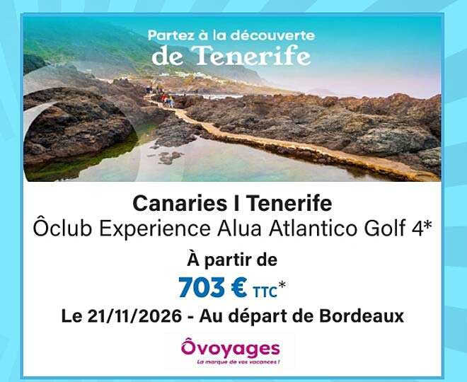Partez à la découverte de Tenerife