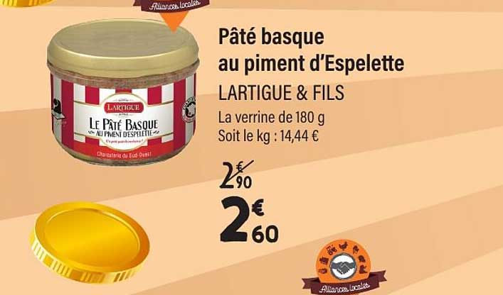 Pâté basque au piment d’Espelette