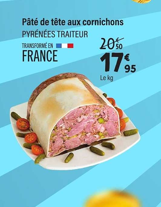 Pâté de tête aux cornichons