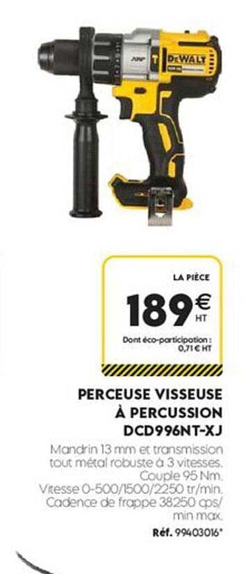 PERCEUSE VISSEUSE À PERCUSSION DCD996NT-XJ