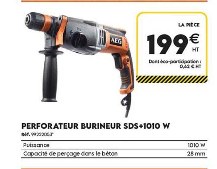 PERFORATEUR BURINEUR SDS+ 1010 W