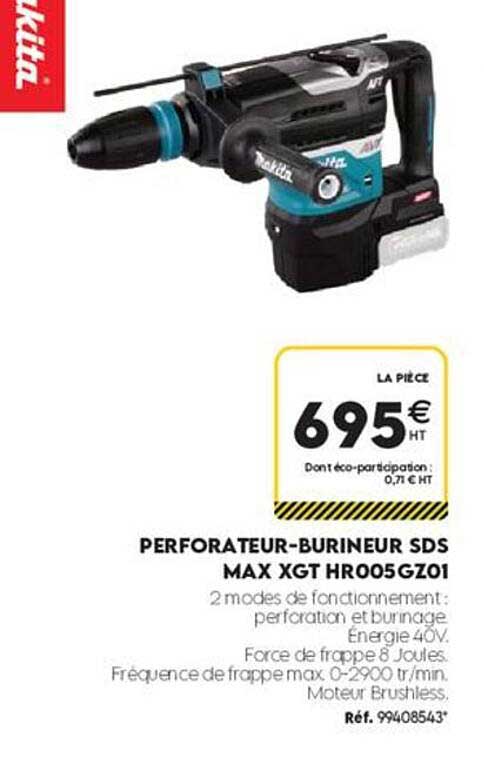 PERFORATEUR-BURINEUR SDS MAX XGT HR005GZ01