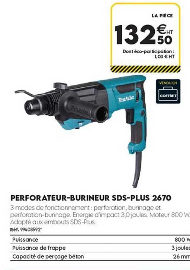 PERFORATEUR-BURINEUR SDS-PLUS 2670