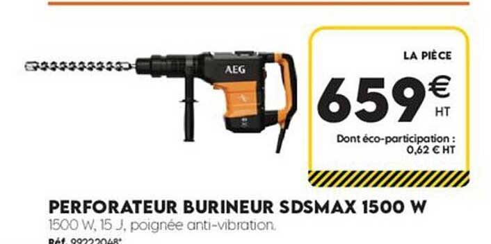 PERFORATEUR BURINEUR SDSMAX 1500 W