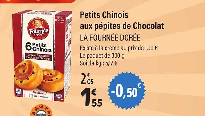 Petits Chinois aux pépites de Chocolat