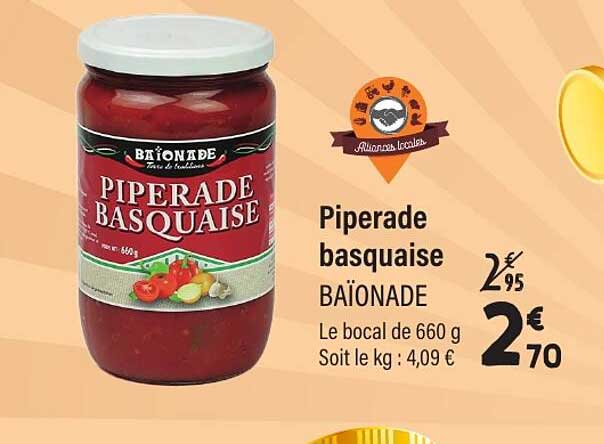 Piperade basquaise BAIONADE