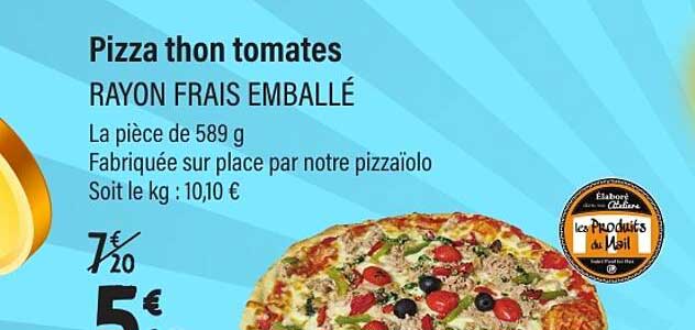 Pizza thon tomates