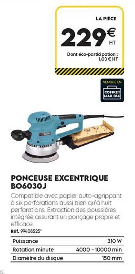 PONCEUSE EXCENTRIQUE BO6030J