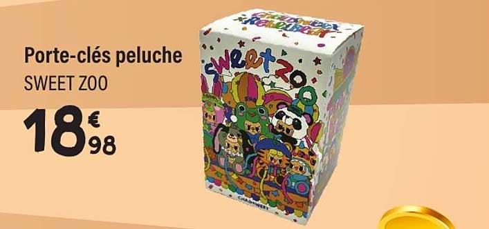 Porte-clés peluche SWEET ZOO