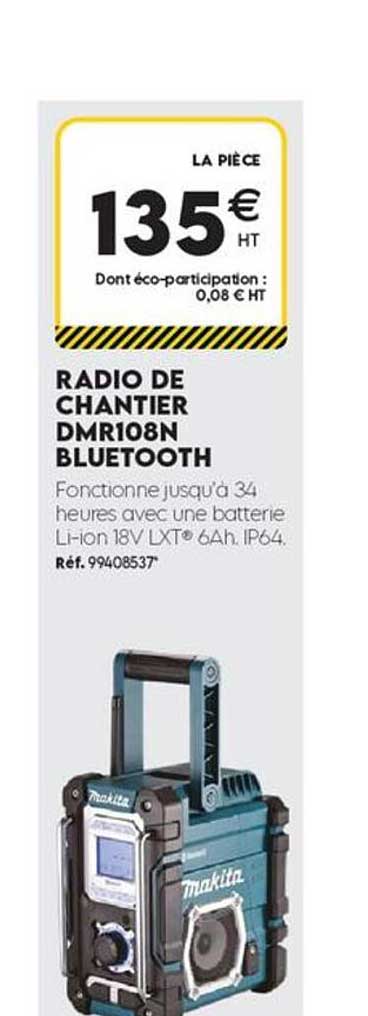 RADIO DE CHANTIER DMR108N BLUETOOTH