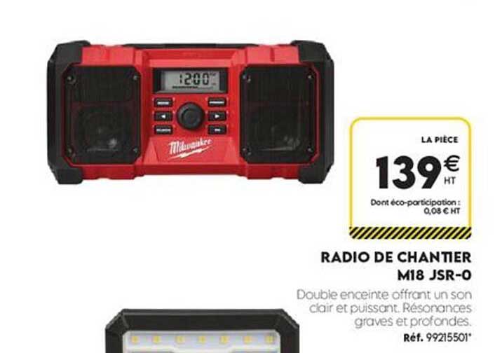 RADIO DE CHANTIER M18 JSR-0