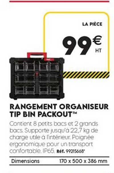 RANGEMENT ORGANISEUR TIP BIN PACKOUT™