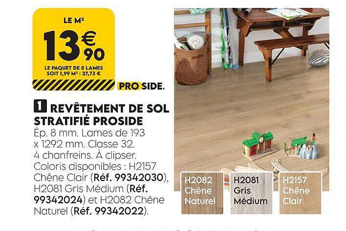 REVÊTEMENT DE SOL STRATIFIÉ PROSIDE