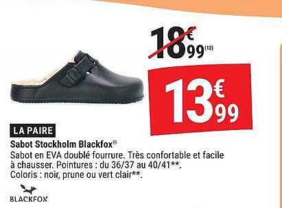 Sabot Stockholm Blackfox®
