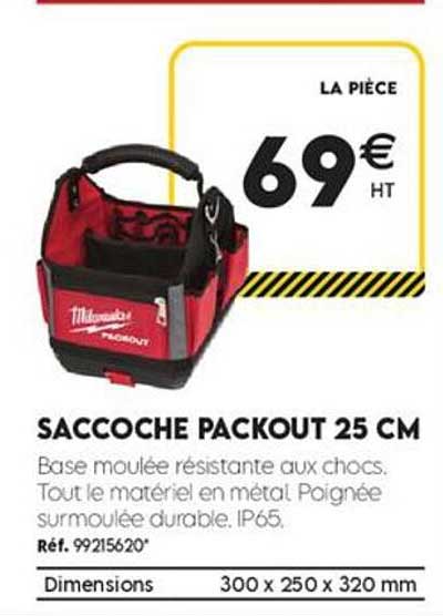 SACCOCHE PACKOUT 25 CM