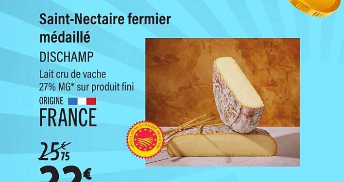 Saint-Nectaire fermier médaillé DISCHAMP