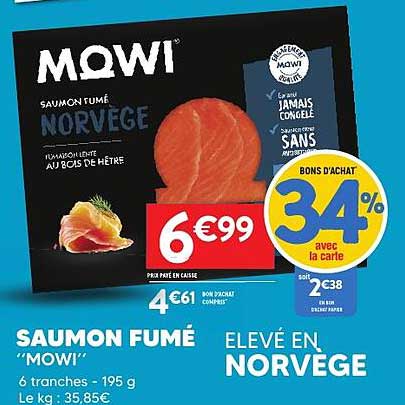 SAUMON FUMÉ “MOWI”