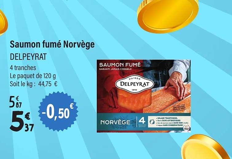 Saumon fumé Norvège DELPEYRAT