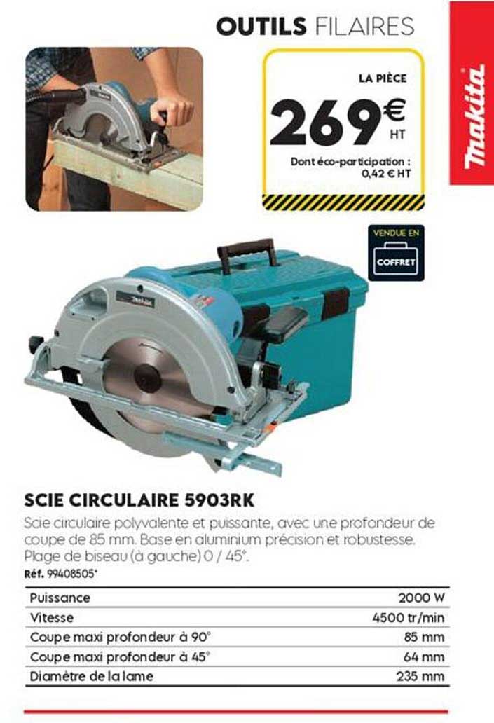 SCIE CIRCULAIRE 5903RK