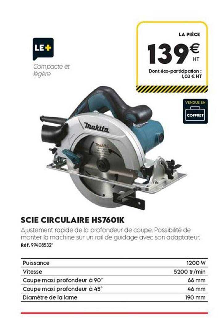 SCIE CIRCULAIRE HS7601K