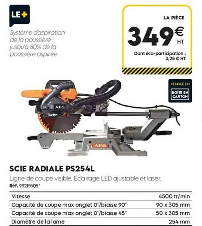 SCIE RADIALE PS254L
