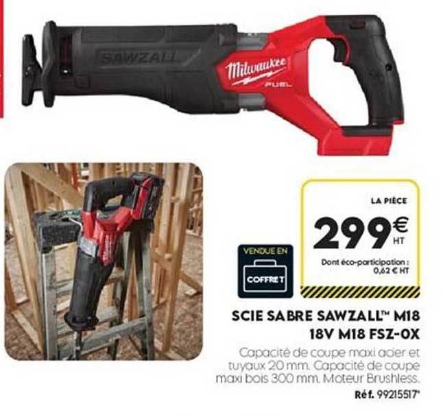 SCIE SABRE SAWZALL™ M18 18V M18 FSZ-OX