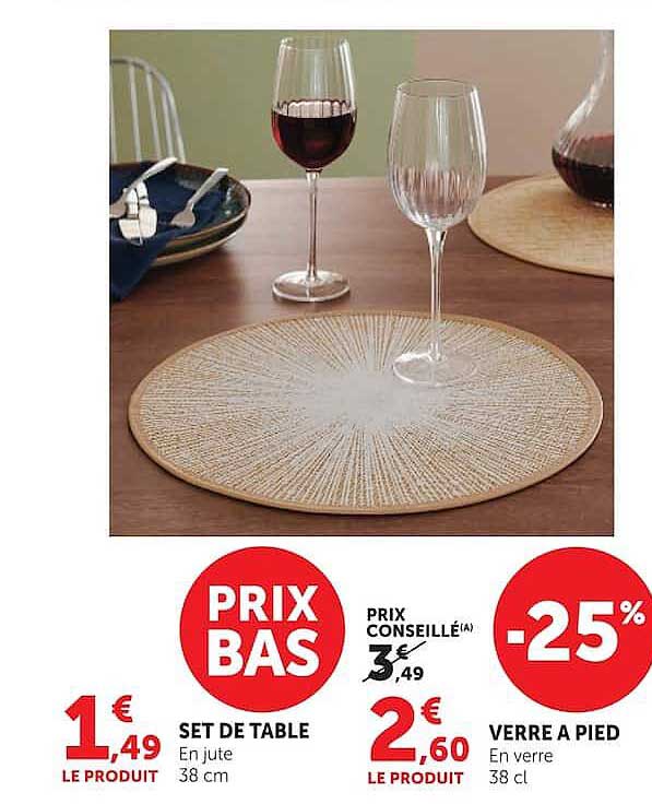 SET DE TABLE
