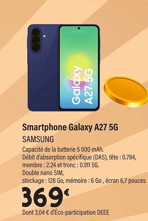 Smartphone Galaxy A27 5G