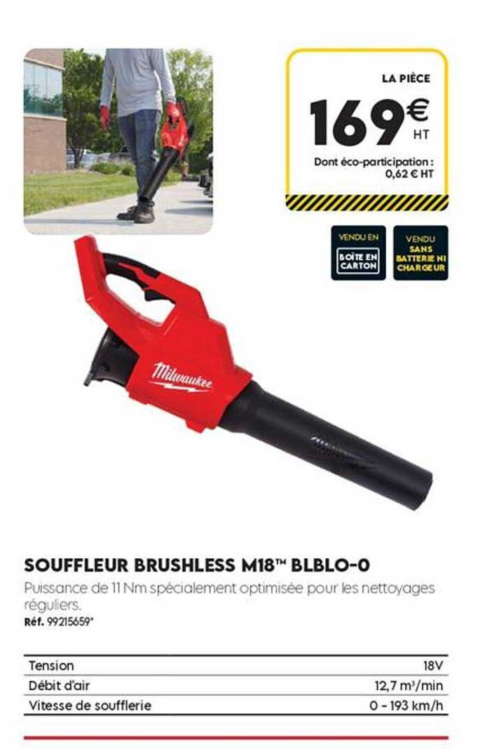 SOUFFLEUR BRUSHLESS M18™ BLBLO-0