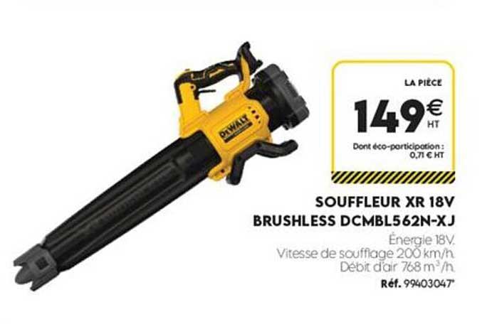 SOUFFLEUR XR 18V BRUSHLESS DCMBL562N-XJ