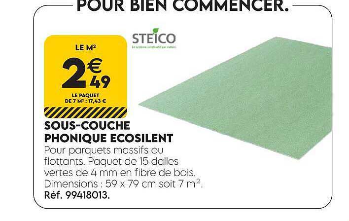 SOUS-COUCHE PHONIQUE ECOSILENT